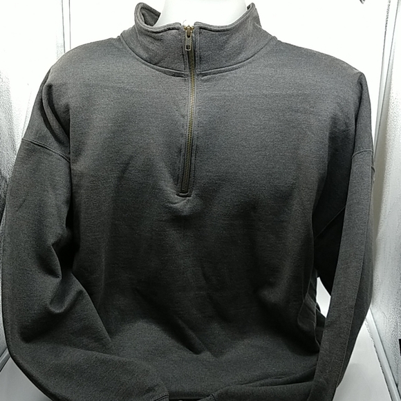 Gildan men's dark gray sweater - Picture 1 of 5